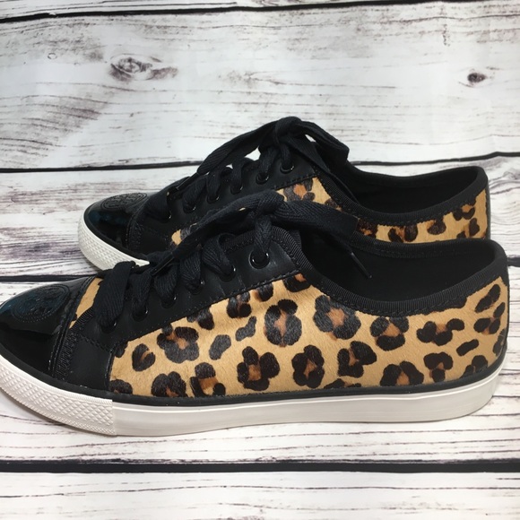 tory burch leopard sneakers